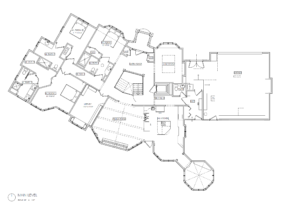 Wild Pine House Main Level Floorplan